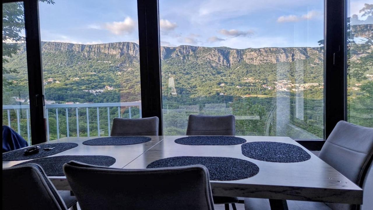 Amazing Sea-Mountain Valley View House With 3 Terraces And Huge Chill Gardens, 5Min From The Sea! Bribir  Luaran gambar
