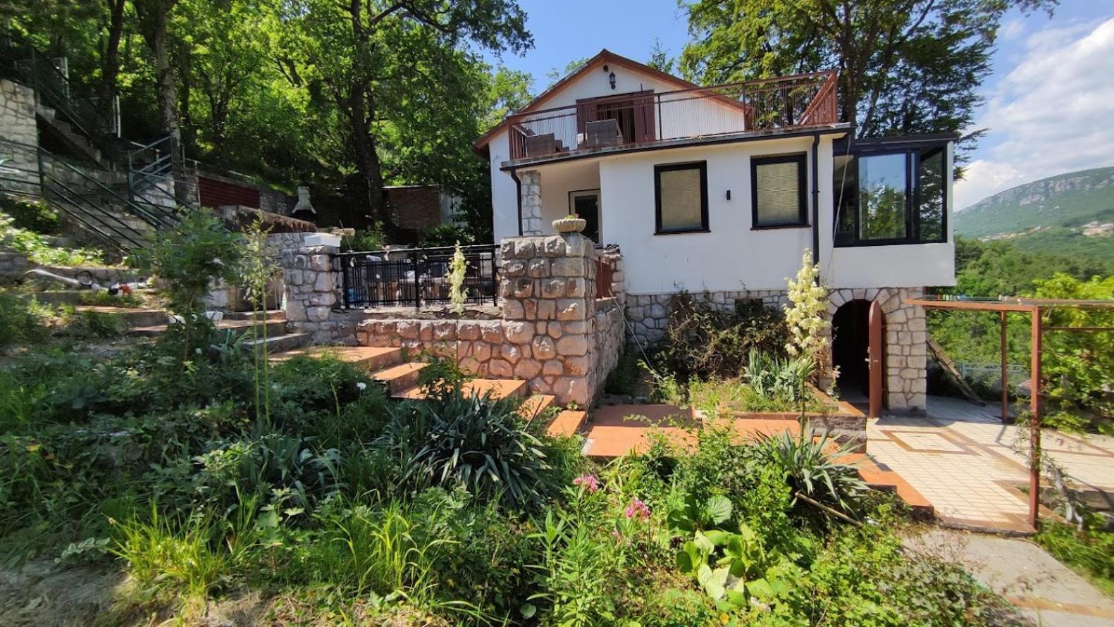 Amazing Sea-Mountain Valley View House With 3 Terraces And Huge Chill Gardens, 5Min From The Sea! Bribir  Luaran gambar