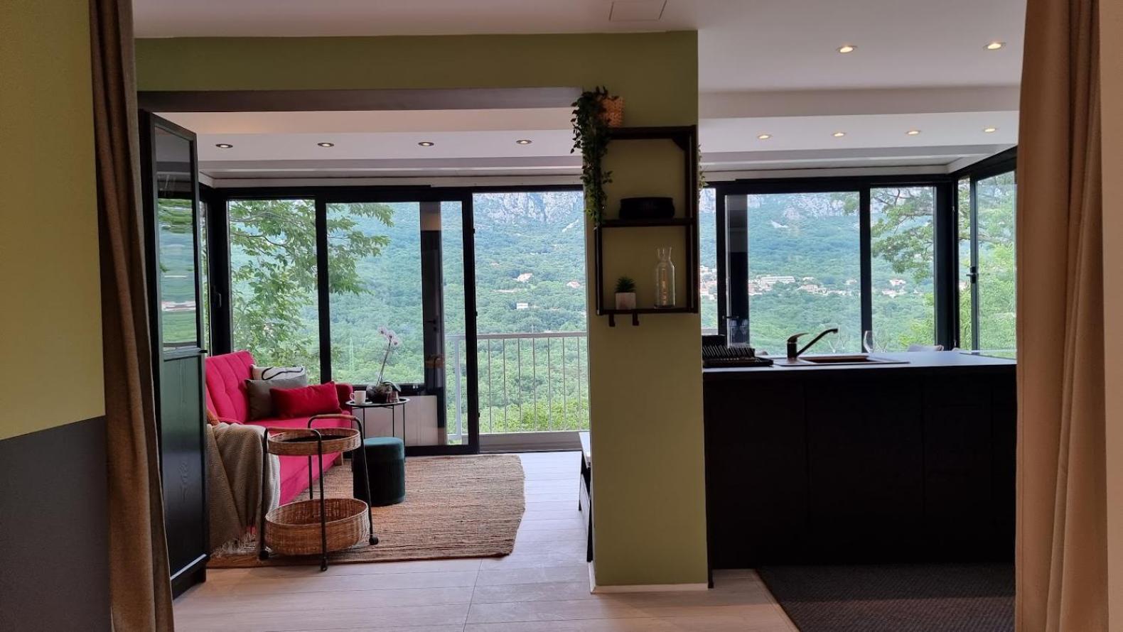 Amazing Sea-Mountain Valley View House With 3 Terraces And Huge Chill Gardens, 5Min From The Sea! Bribir  Luaran gambar