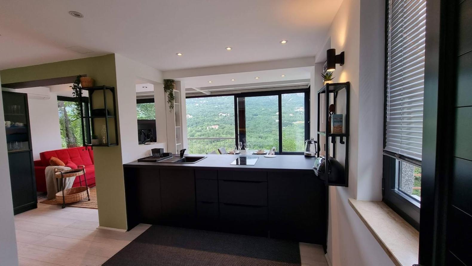 Amazing Sea-Mountain Valley View House With 3 Terraces And Huge Chill Gardens, 5Min From The Sea! Bribir  Luaran gambar